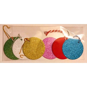 Glitter Gift Tags (6 pack)